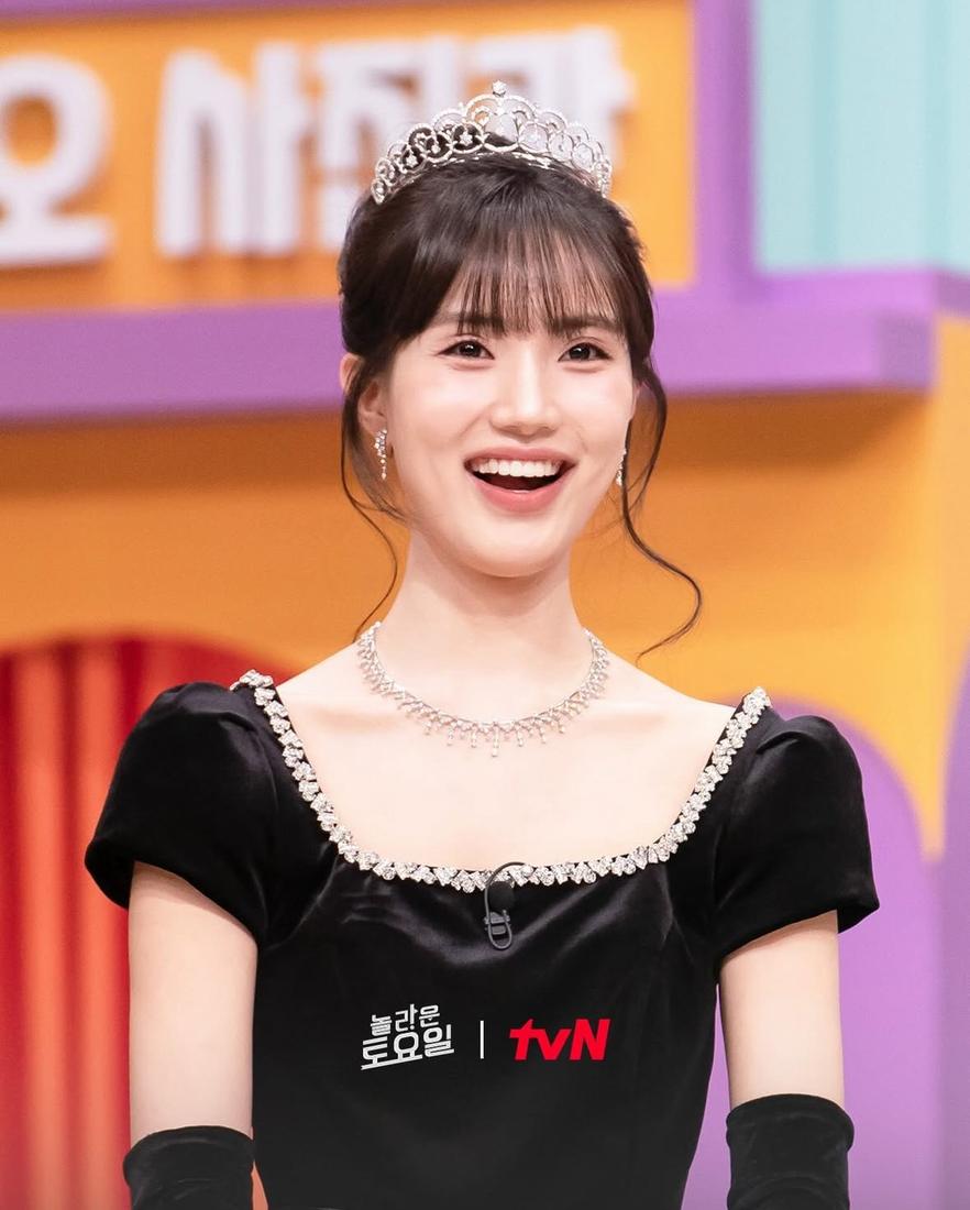 스캘럽 다이아 티아라 방송 협찬